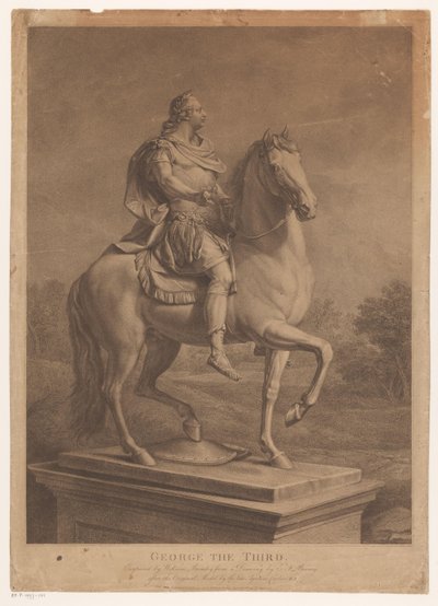 Retrato equestre de George III, Rei de Inglaterra
George o Terceiro (título sobre o objecto) de William Bromley (I)
