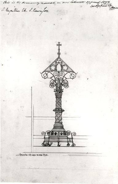 Design para um Lectern, St Augustine