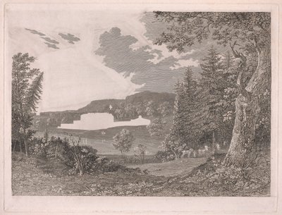 Fonthill como era antes das alterações do Sr. Beckford de William Byrne
