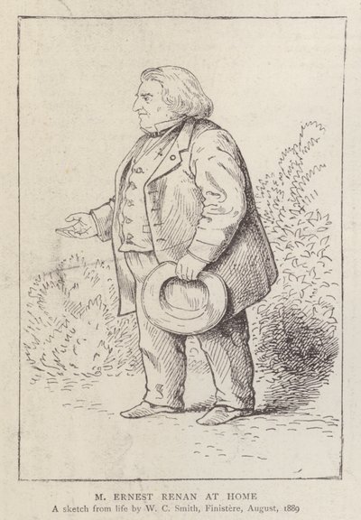 Ernest Renan, filósofo e historiador religioso francês, em casa de William C. Smith