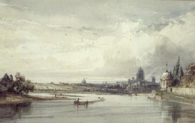 Vista distante de Paris de William Callow