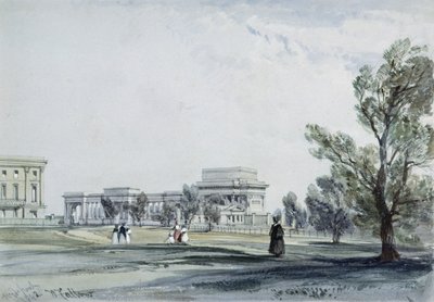 Entrada para o Hyde Park no Hyde Park Corner de William Callow