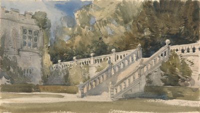 Escada do Jardim, Haddon Hall de William Callow