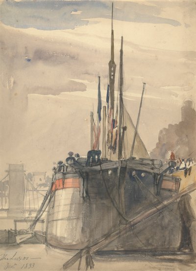 The Luxor, Paris, Dezembro de 1833 de William Callow
