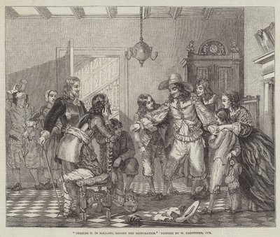 Charles II na Holanda, antes da restauração de William Carpenter
