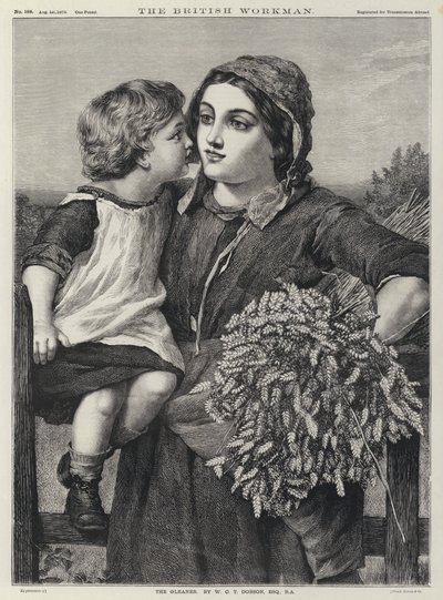 O Gleaner (gravura) de William Charles Thomas (after) Dobson