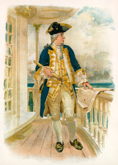 Almirante do século XVIII de William Christian Symons