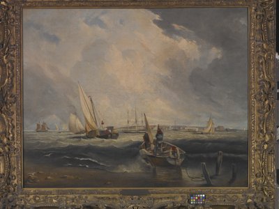 Bligh Sands, Sheerness (óleo sobre tela) de Clarkson Frederick Stanfield