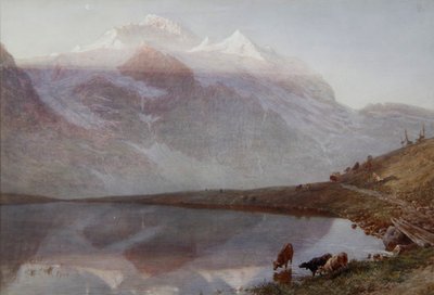 O Jungfrau ao nascer do Sol de William Collingwood