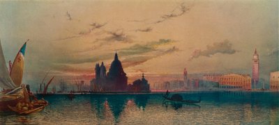 La Santa Salute, de San Giorgio, Veneza, c1872 de William Collingwood Smith