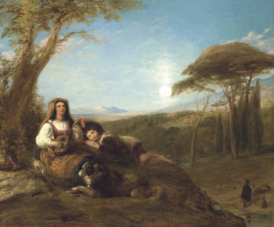 Cenas da Ave Maria perto do Tivoli de William Collins