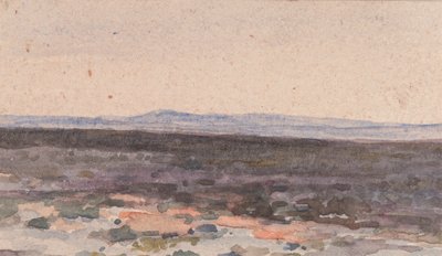 Paisagem: Vale com Montanha na Distância de William Collins