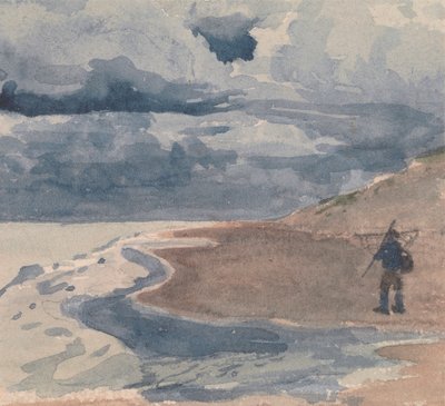 Paisagem com o Homem na Praia de William Collins