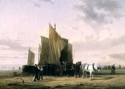 Na Costa em Yarmouth (um de um par) de William Collins