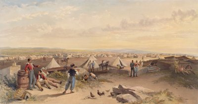  Acampamento da 4ª Divisão, 15 de julho de 1855 de William Crimea Simpson