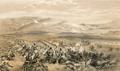 Carga da brigada de cavalaria pesada, 25 de outubro de 1854 de William Crimea Simpson