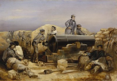 Guerra da Crimeia (1853-1856): A Bateria de Artilharia "Diamante" no Cerco de Sebastopol, 15 de dezembro de William 