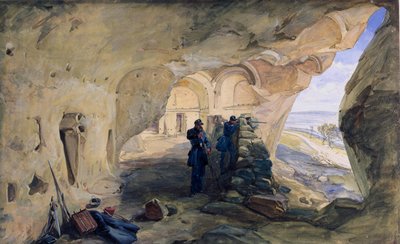 Galerias em Inkerman de William Crimea Simpson