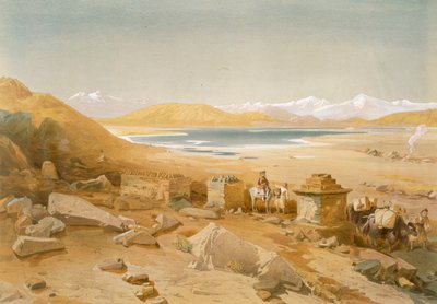 Salt Lake - Thibet, de &39;India antiga e moderna&39;, 1867 de William Crimea Simpson