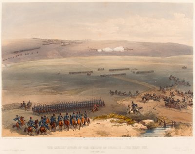  O caso de cavalaria das alturas de Bulganak - a primeira arma. 19 de setembro de 1854 , 1855 de William Crimea Simpson