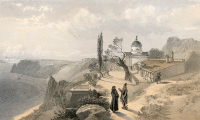 O mosteiro de São Jorge e Cabo Fiolente, olhando para o oeste de William Crimea Simpson