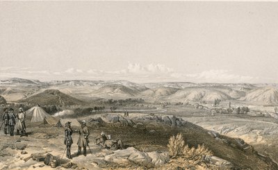 Vale do Tchernaya, olhando para o norte de William Crimea Simpson
