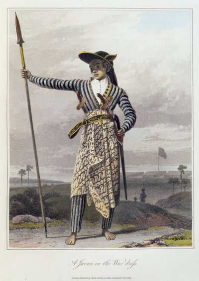 Um Javan in the War Dress, pl. 5 do Vol I de 