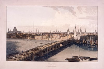 Ponte de Londres, 1804 de William Daniell