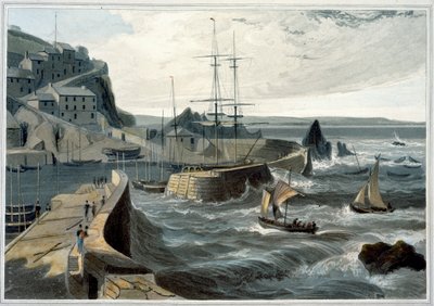 "Mevagissey, Cornualha", 1825 de William Daniell