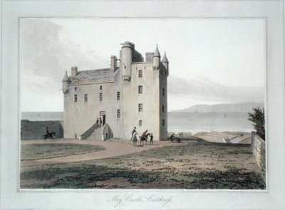 Mey Castle, Caithness (cor litho) de William Daniell