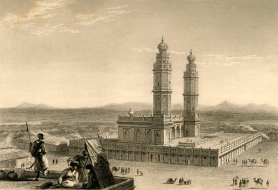 Mesquita em Coimbatore, 1835. de William Daniell