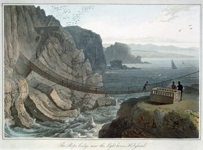 The Rope Bridge near the Lighthouse, Holyhead