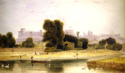 Castelo de Windsor de Eton, Berkshire de William Daniell