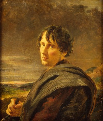 Autorretrato, c.1852 (óleo sobre tela) de William Davis