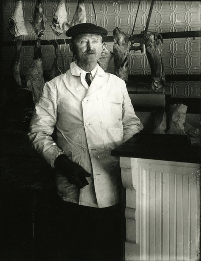 Açougueiro, c.1910-21 de William Davis Hassler