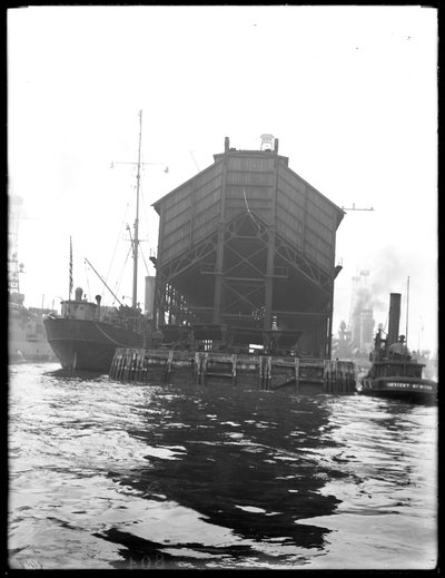 Bolso de carvão, Brooklyn Navy Yard, 1912 de William Davis Hassler