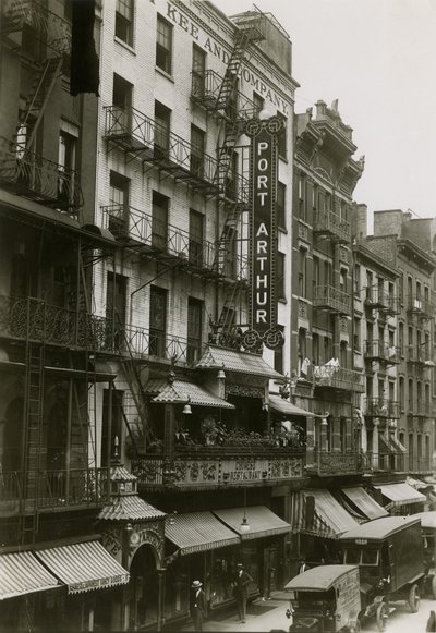 Restaurante Port Arthur, 7 Mott Street, Nova York, 1919 de William Davis Hassler