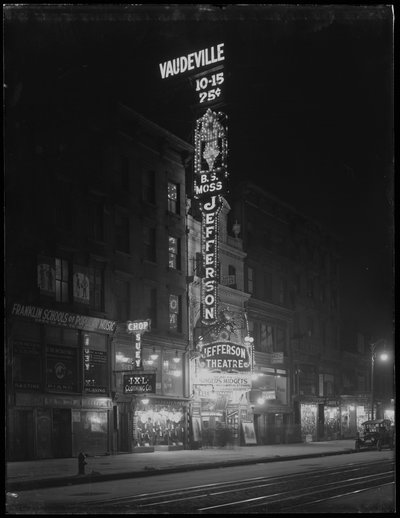 O Jefferson Theatre, Nova York, 6 de janeiro de 1917 de William Davis Hassler