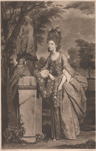 Elizabeth, Condessa de Derby de William Dickinson