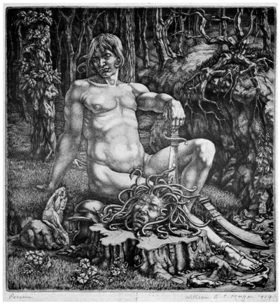 "Perseu", 1929 1930. de William EC Morgan