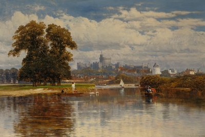 Uma vista de Windsor a partir do Tamisa de William E. Harris