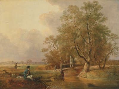 Pesca: pesca de fundo (óleo sobre tela) de William E. Jones