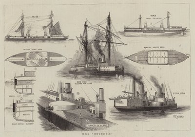HMS Inflexível de William Edward Atkins