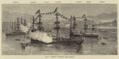 HMY Osborne entrando no porto de William Edward Atkins