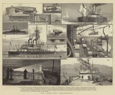 Dreadnought do Turret-Navio de HM de William Edward Atkins