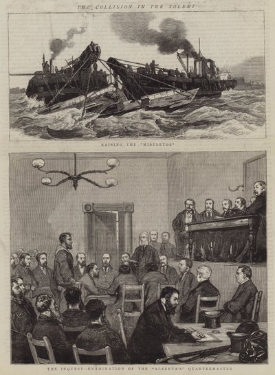 A colisão no Solent de William Edward Atkins