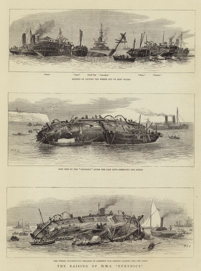 A angariação do HMS Eurydice de William Edward Atkins