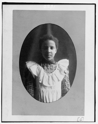 Bazoline Estelle Usher, estudante da Universidade de Atlanta de William Edward Burghardt "W. E. B." Du Bois