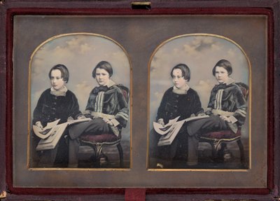 Retrato de Dois Rapazes, 1850s. de William Edward Kilburn