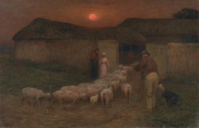 Dobrar o tempo, c.1900 (óleo sobre tela) de William Edward Stott